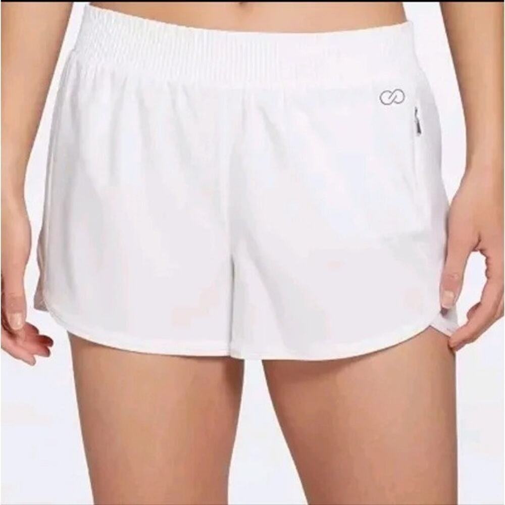 Calia Women's Large Swift Performance Short Pure White 3" Inseam Large NWT